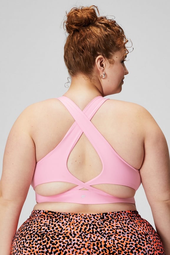 Fabletics // No Bounce Sports Bra in Pink Buff Size 2X - $29 (55% Off  Retail) - From Kelsey