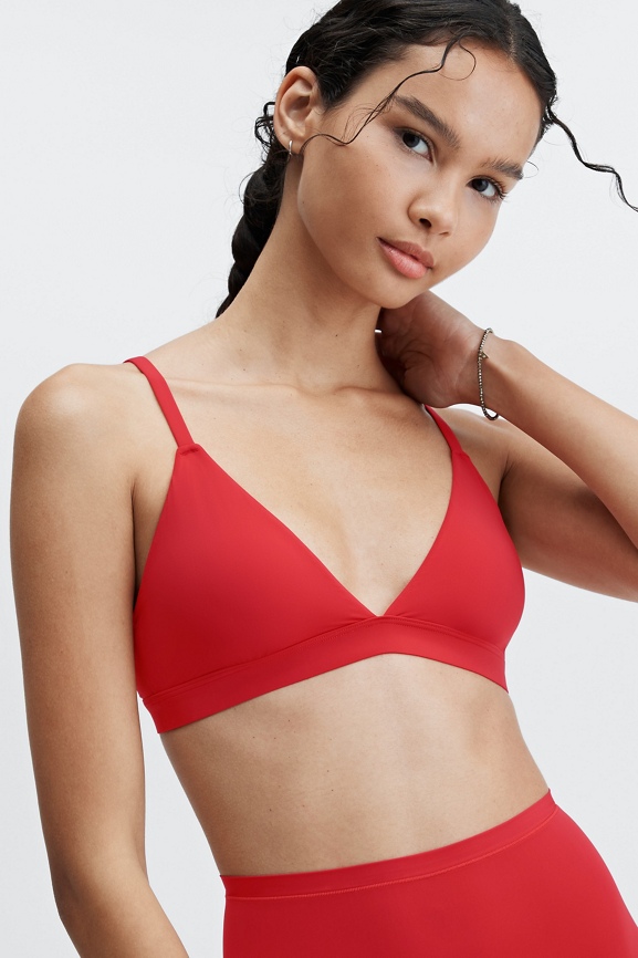 Collective The Label Exclusive heart shaped micro bralette in red - part of  a set