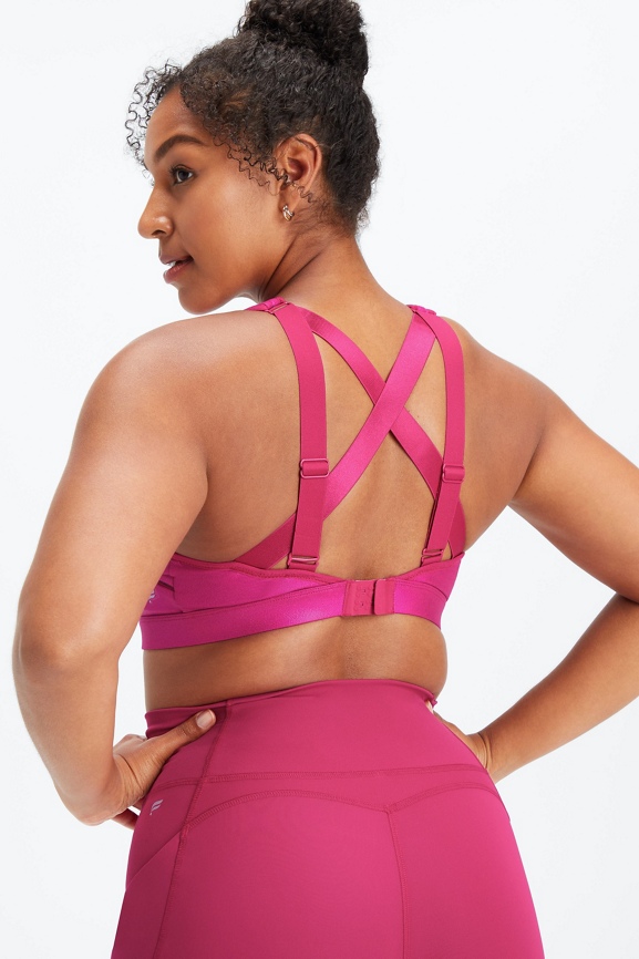 Buy Women's Sports Bras Nylon/Spandex Blend Alpha Ultrabreathe Bra, High  Support Pink (Small) Online at desertcartINDIA