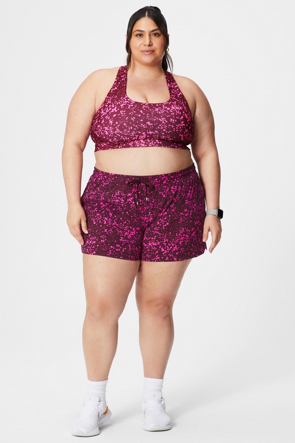 ID Ideology Women's Medium Impact Sports Bra Pink Size 1X – Steals