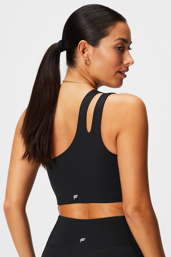 Asymmetrical Double Strap Midi Bra - Fabletics