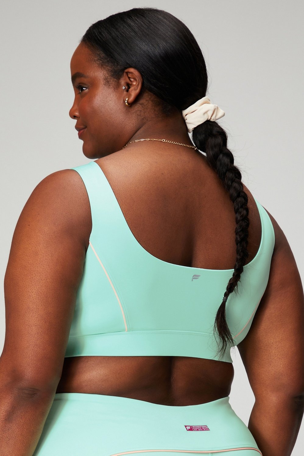 Medium Impact Piped Sports Bra