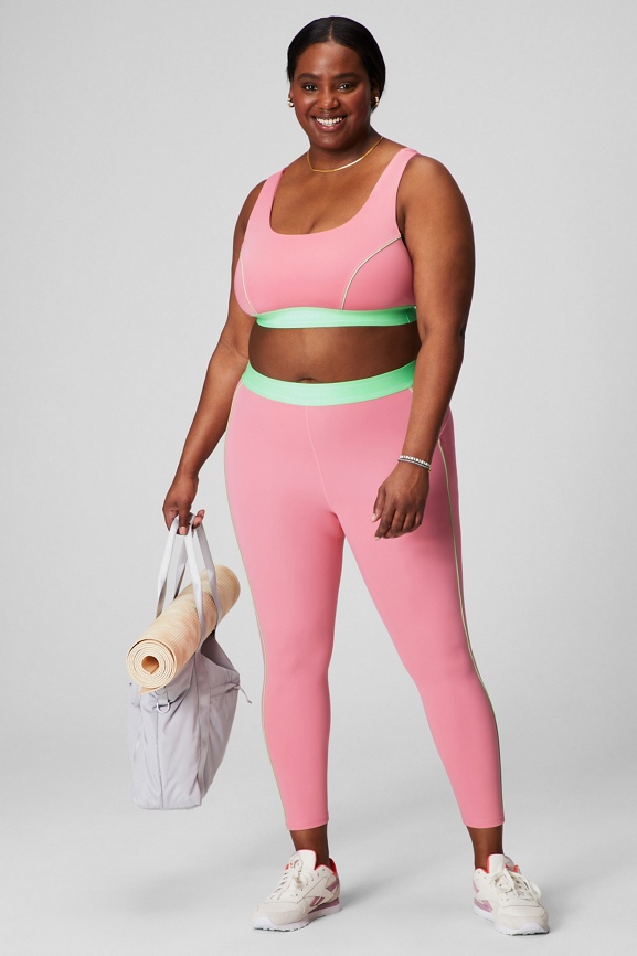 Medium Impact Piped Sports Bra - Fabletics