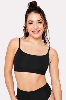 Smoothed Reality Square Neck Bralette - Fabletics