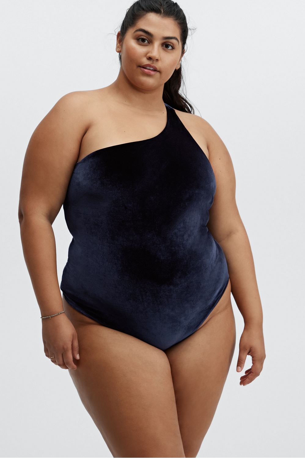 Fabletics Gigi Velour Bodysuit Womens plus Size