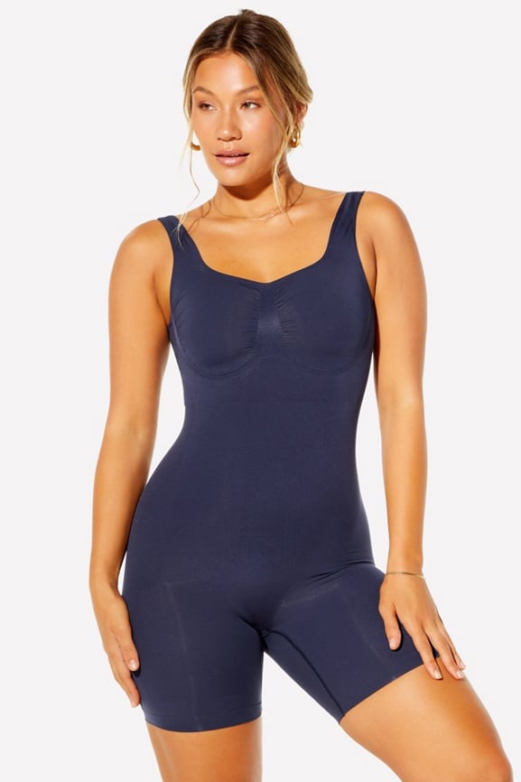 Nearly Naked Shaping Mid Thigh Bodysuit - Yitty
