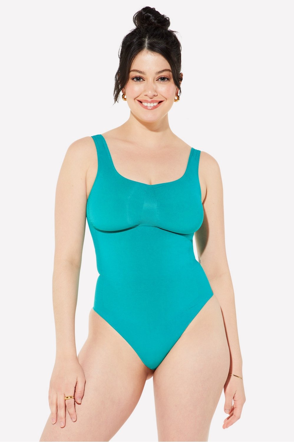 Smoothed Reality Thong Bodysuit - Yitty