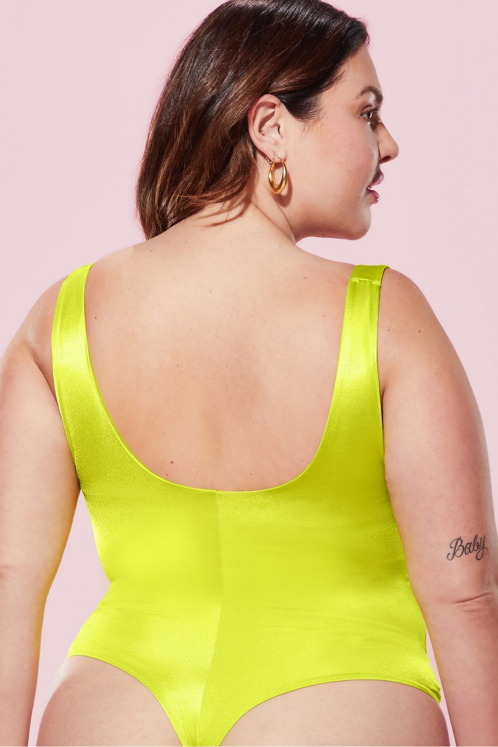 Hello Sunshine Yellow Eyelet Tie Front Plus Size One Piece – Haute2Wear