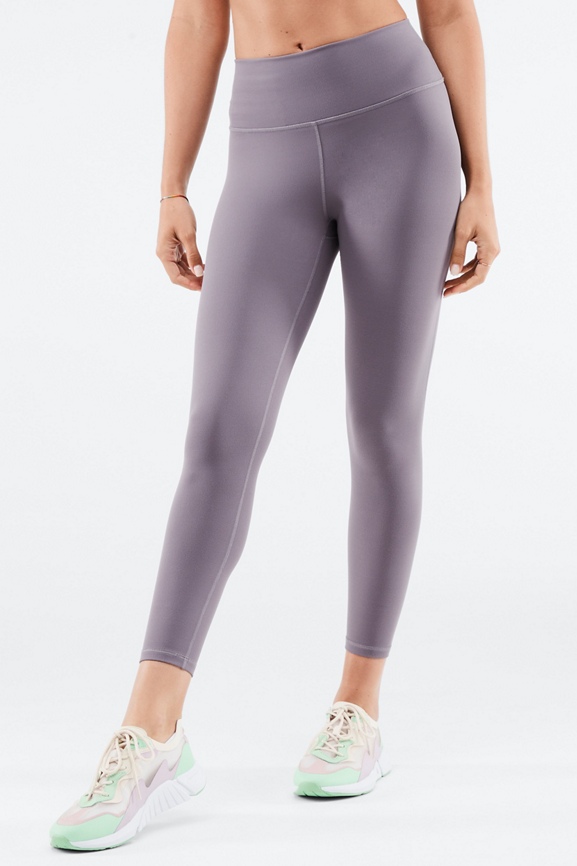 Fabletics Silver High Waisted Printed Powerhold 7/8 Leggings NWT- Size –  The Saved Collection