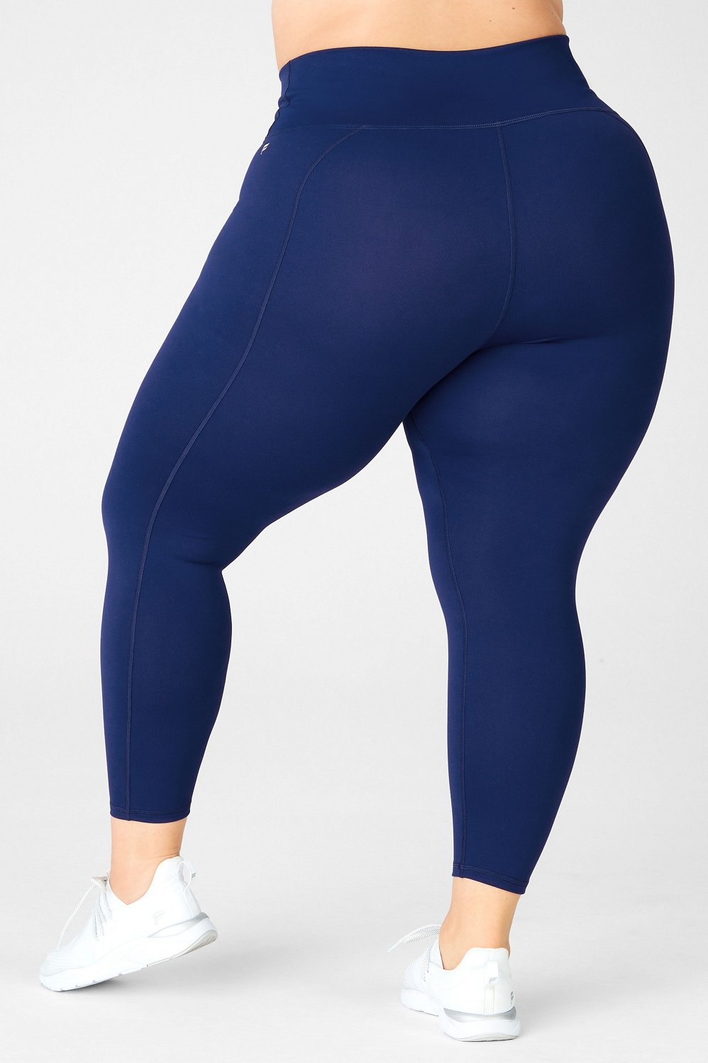High Waisted Royal Blue Leggings - One Size - Free Shipping & Returns