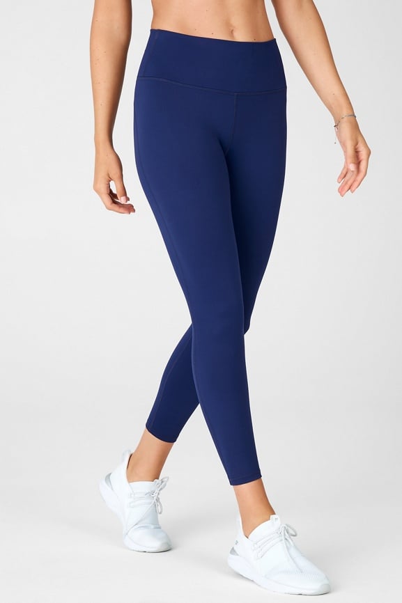 Fabletics, Pants & Jumpsuits, High Waisted Powerhold Fabletics Navy  Leggings