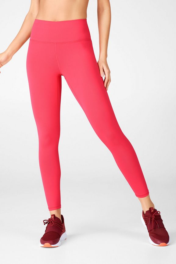 FABLETICS Define High Waisted 7/8 Leggings Midnight Lily Small
