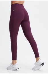 Fabletics, Pants & Jumpsuits, New Fabletics Define Powerhold Highwaisted  78 Legging In Bright Burgundy Xl