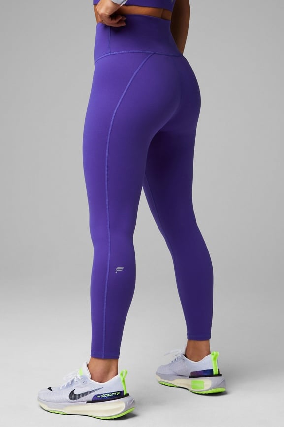 Powerhold Fabletic Compression Leggings Purple High Rise Size M