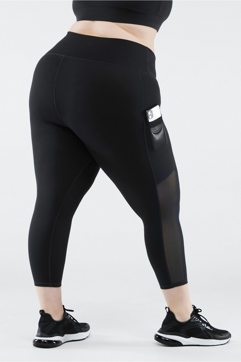 Fabletics Beckham Capri Powerhold Leggings Black Size Small Active Pants  Yoga S