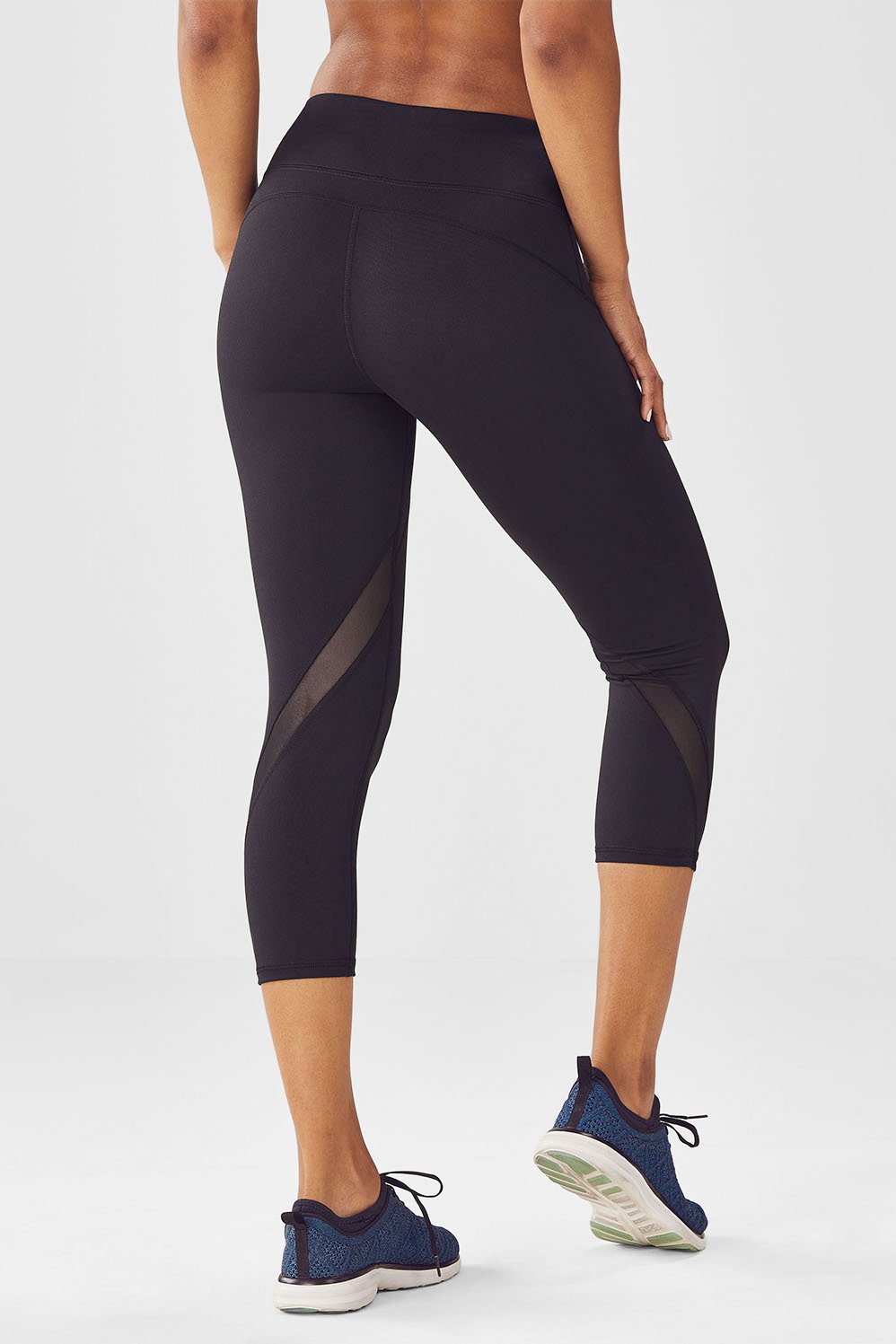 capri mesh leggings