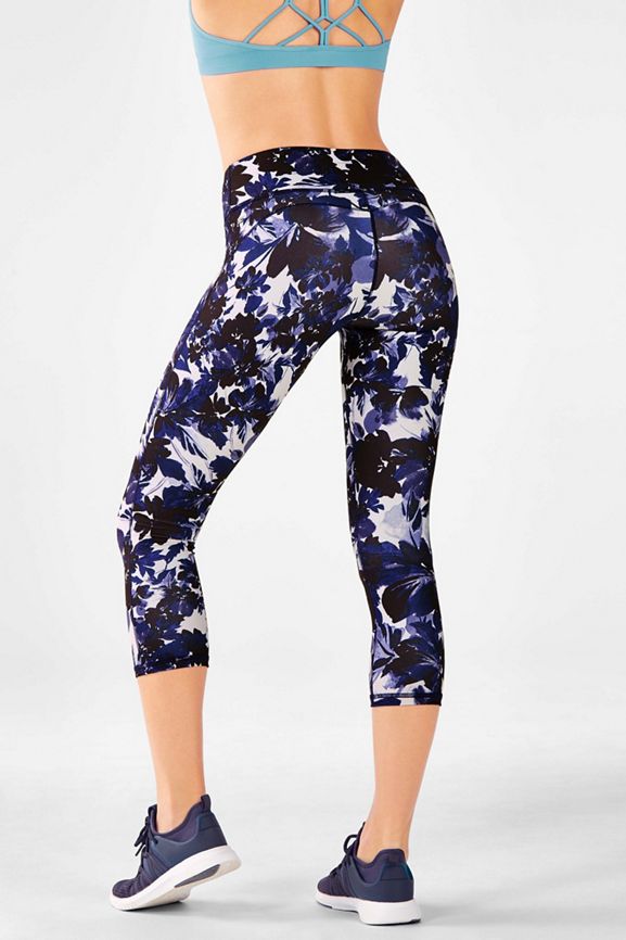 Mid-Rise Printed PureLuxe Crop Fabletics