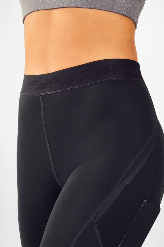 High-Waisted UltraCool Pocket Crop - Fabletics