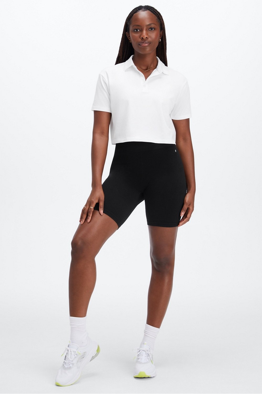 Fabletics The 24-7 Tee, High-Waisted Motion365 Pocket Short, 24-7 Tank, and  Pride Sweatshort, Fabletics' Pride Collection Was Made to Move With You,  and We Got an Exclusive First Look