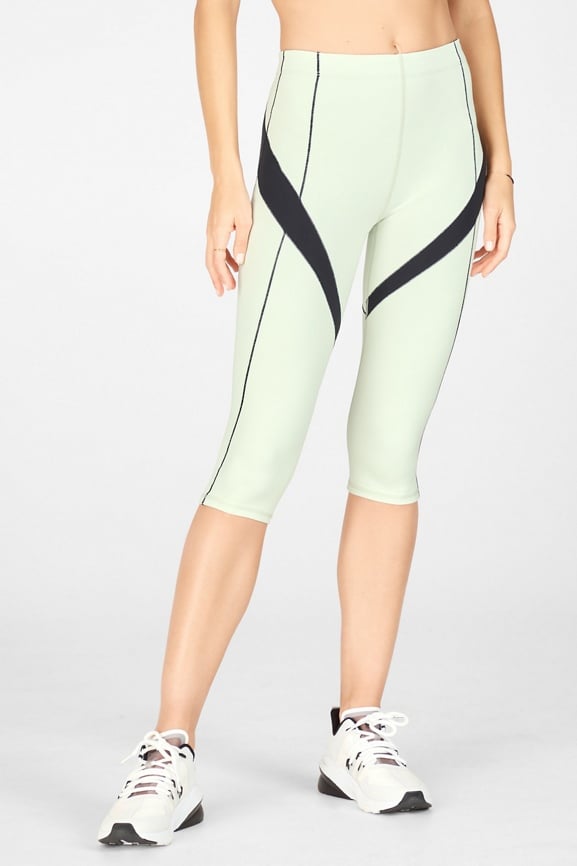 Fabletics High-Waisted Pureluxe Contour Ultra Crop Blue - $26 (56% Off  Retail) New With Tags - From Karla