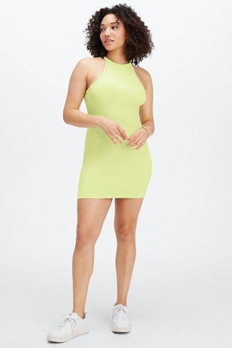 Live-In High Neck Tank Dress - Fabletics Canada
