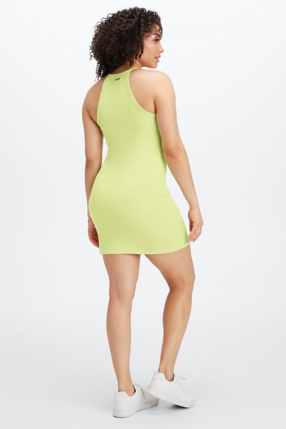 Lime green shop tank dress