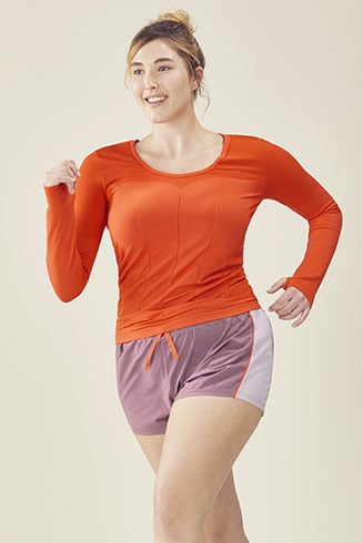 plus size running tops uk