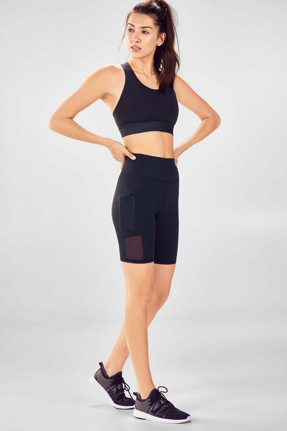 fabletics compression shorts