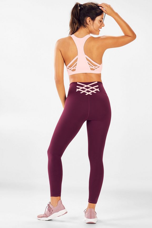 fabletics criss cross leggings