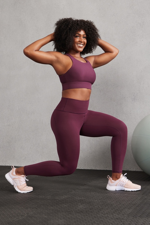 Fabletics shop red outfit