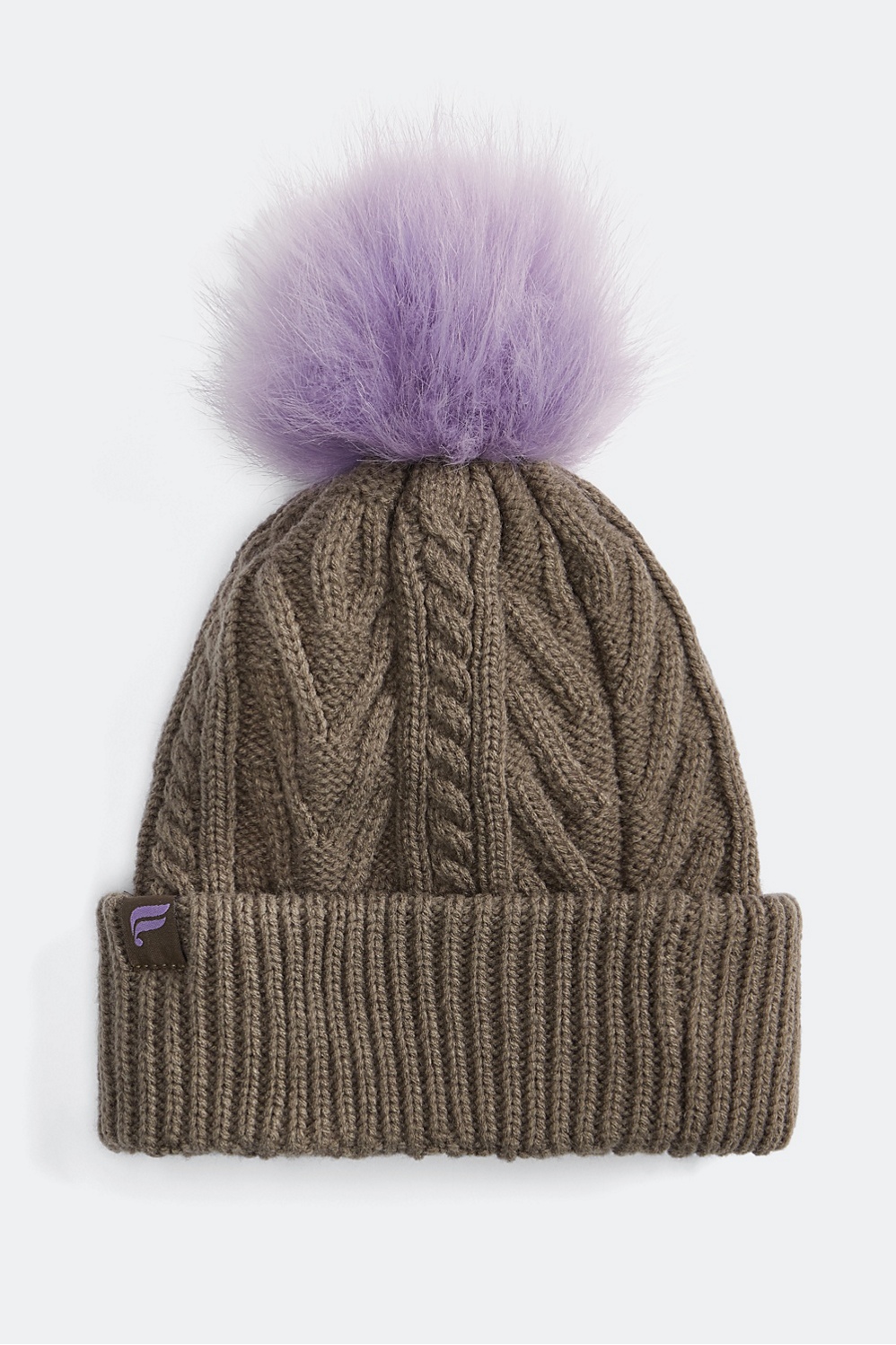 Cable Knit Pom Beanie - - Fabletics