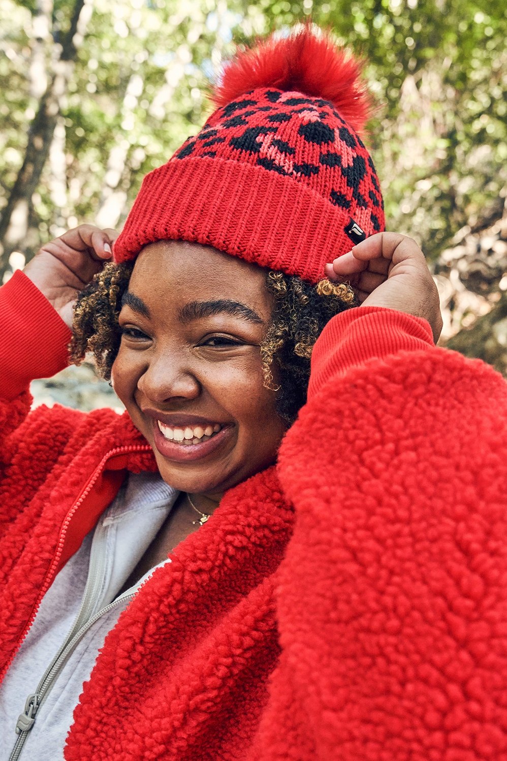 Cable Knit Pom Beanie