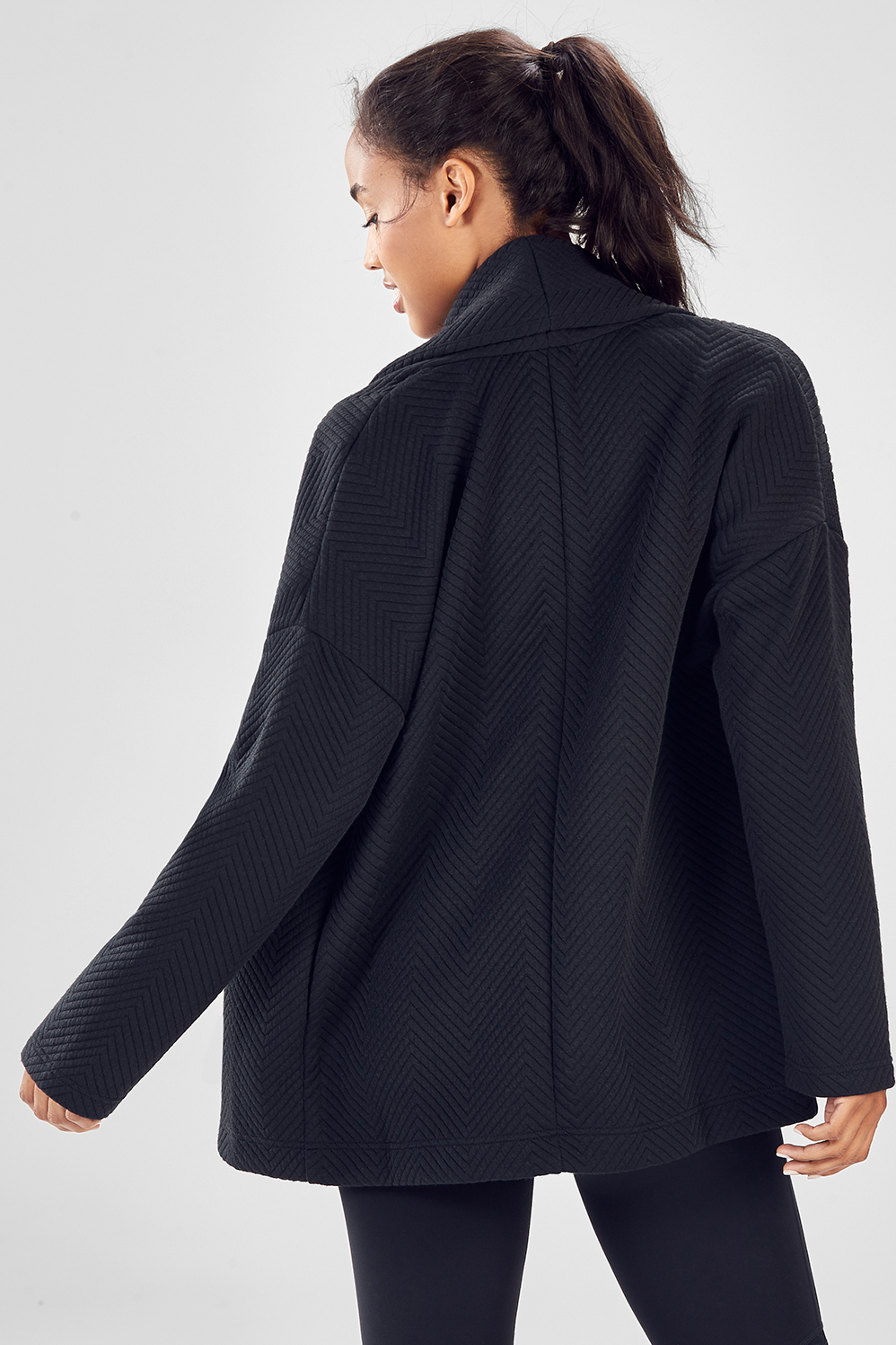 fabletics vanessa quilted cardigan