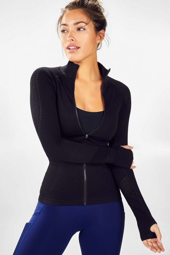 Delta Seamless Long-Sleeve Zip Up - Fabletics