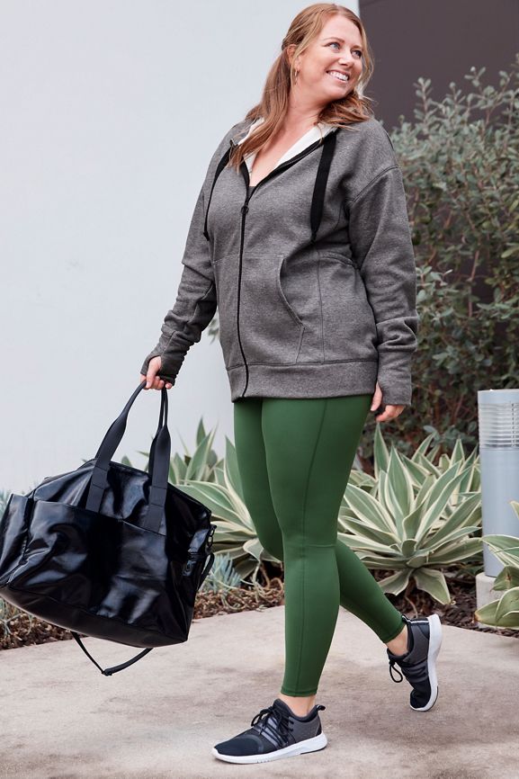 fabletics leah oversized moletom com capuz