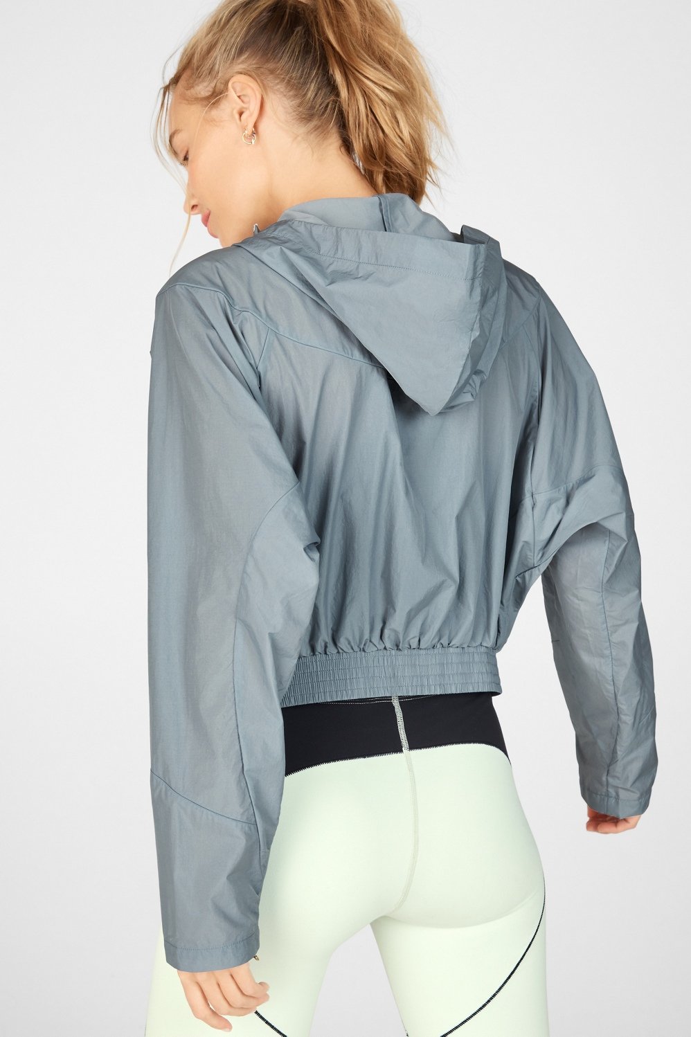 Halle Cropped Hooded Jacket