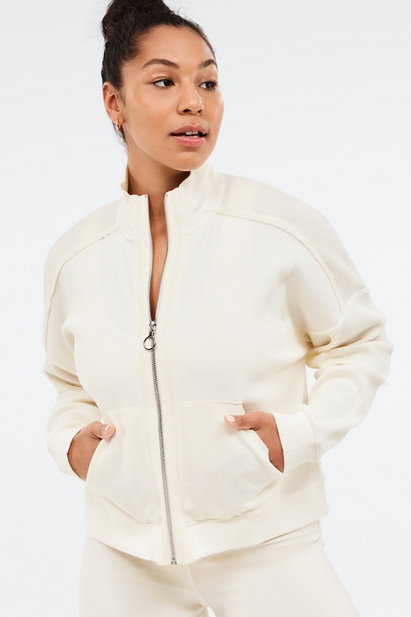 Noor Rib Track Jacket - Fabletics