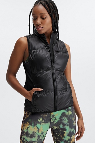 Lululemon down distal for a run vest ii