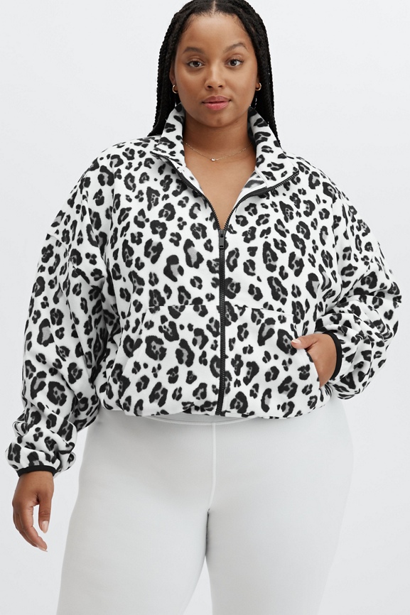 Rayne Printed Polar-Fleece Pullover - Fabletics