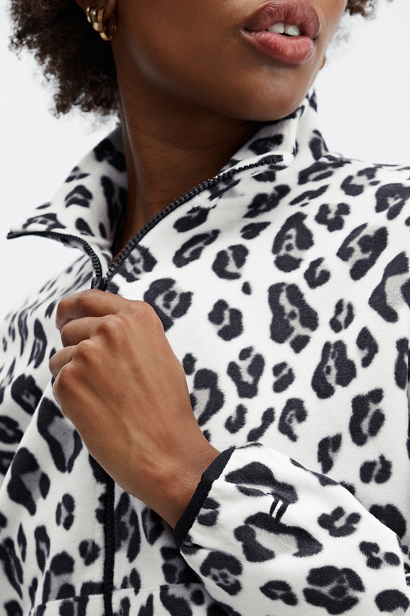 Rayne Printed Polar-Fleece Pullover