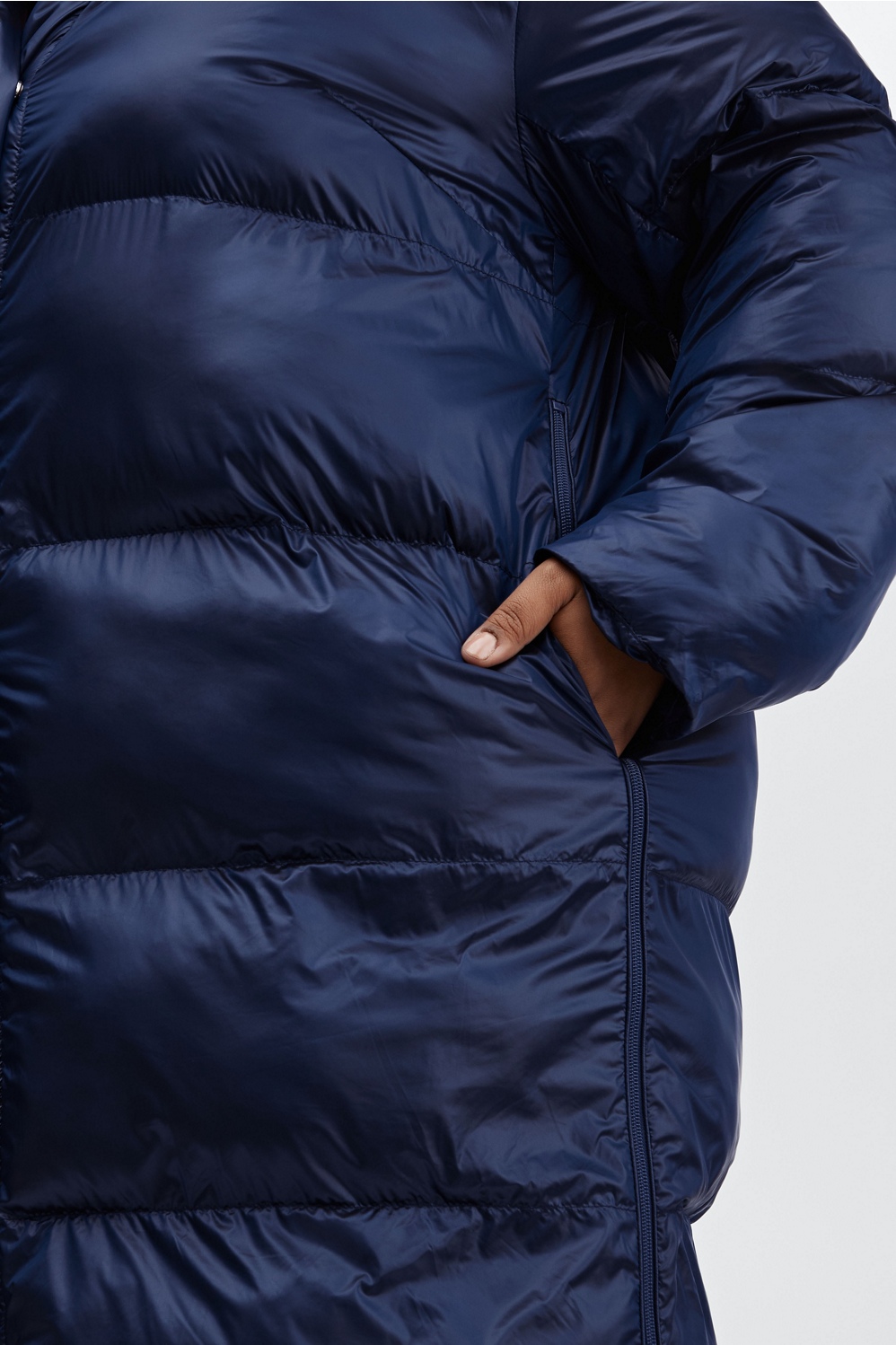 Fabletics Holiday Sale: 80% OFF EVERYTHING – Including This Adeline Shine  Oversized Long Puffer!