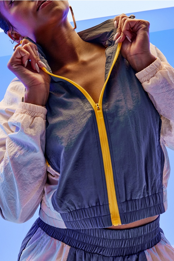 Alayia Color Block Track Jacket - Fabletics Canada