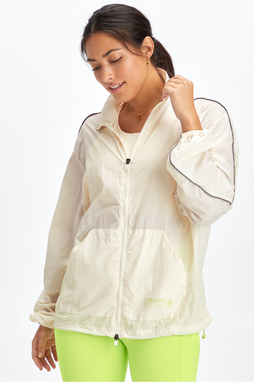 Womens oversized store windbreaker