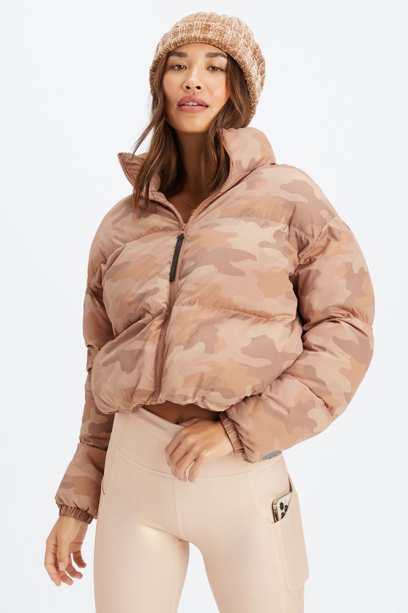 Cute cropped hot sale puffer jackets