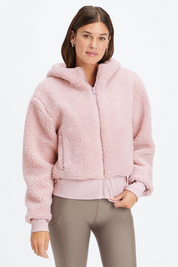 Fabletics hot sale teddy jacket