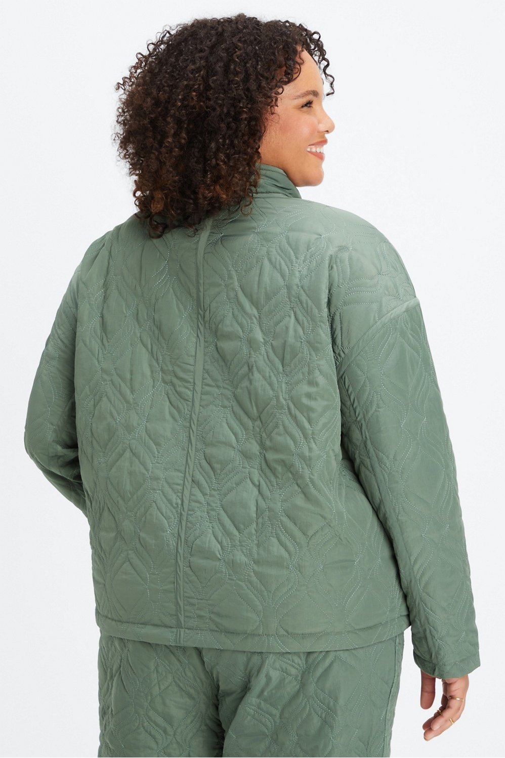 NWT Fabletics Tedi Quilted Jacket  Jackets, Quilted jacket, Womens active  jacket