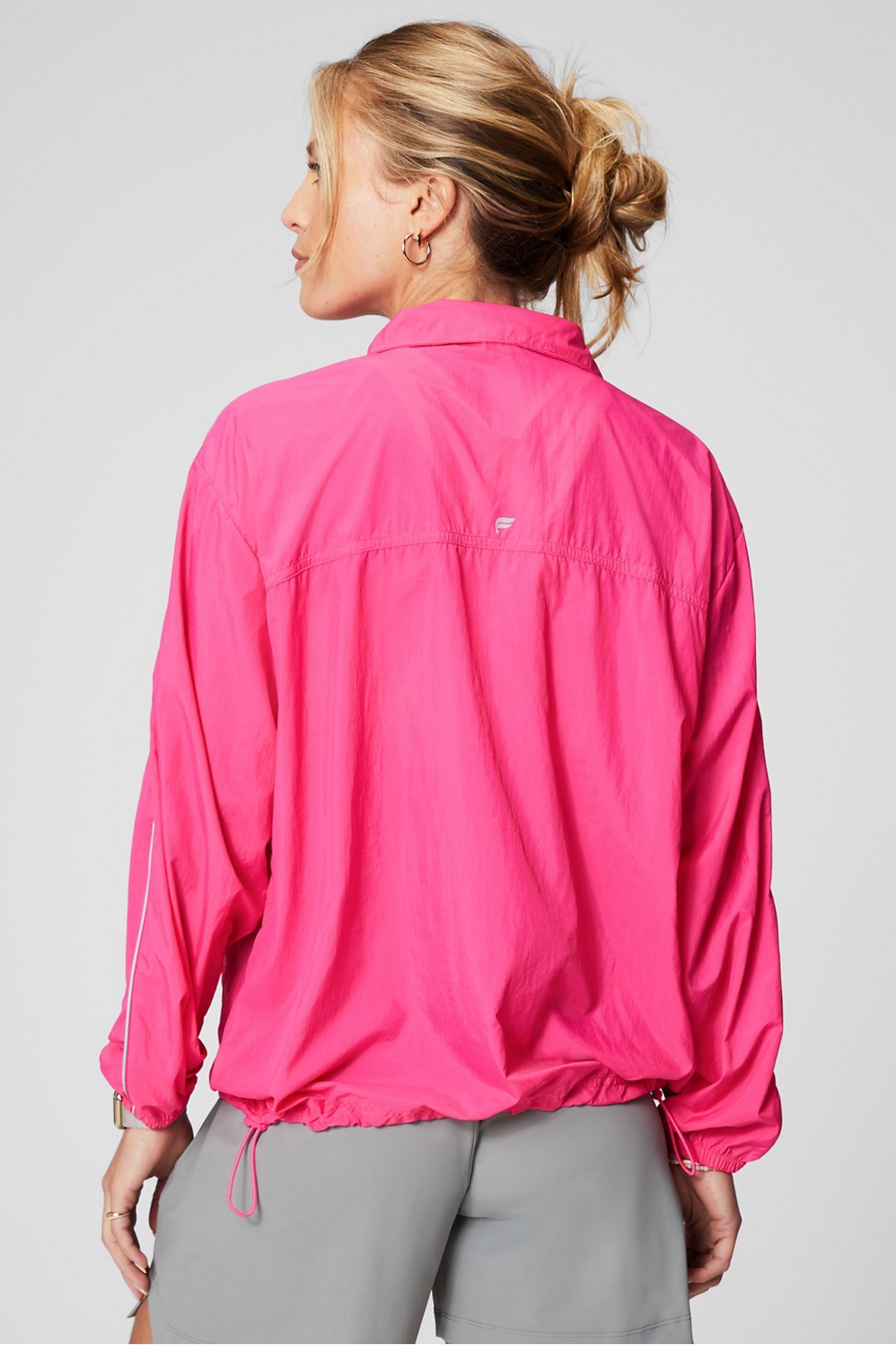 Neon on sale pink windbreaker