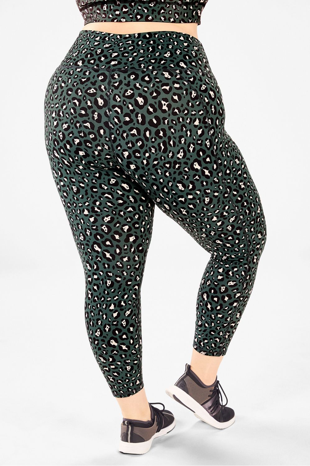 BEST FABLETICS LEGGING / ON-THE-GO LEOPARD PRINT HIGH WAISTED LEGGING TRY  ON REVIEW 