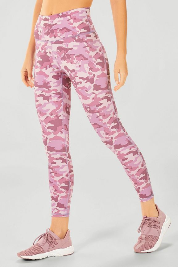 Fabletics, Pants & Jumpsuits, Fabletics Powerhold Cropped Leggings Blush  Pink Size Xl