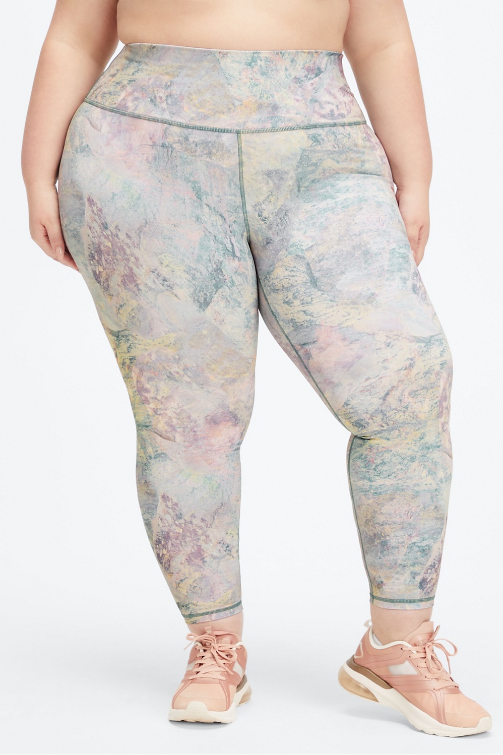 Fabletics Powerhold floral crop leggings woman's size xl new - $44 New With  Tags - From Bea